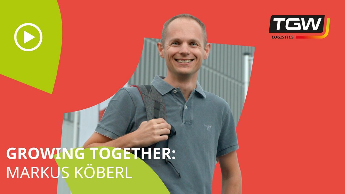 Video teaser for TGW Logistics employee Markus gives insights into his role as a Head of Customer Support