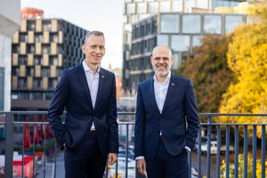 CFO Sebastian Wolf y CEO Henry Puhl (de izquierda a derecha)