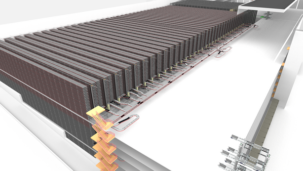 [Translate to France:] Rendering Ekol Miniload System