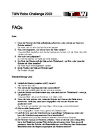 Frequently asked questions about the TGW Logistics' Robochallenge