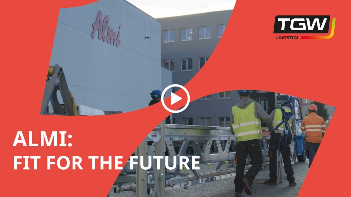 Video teaser for the Almi case study about the logistics distribution center that is fit for the future
