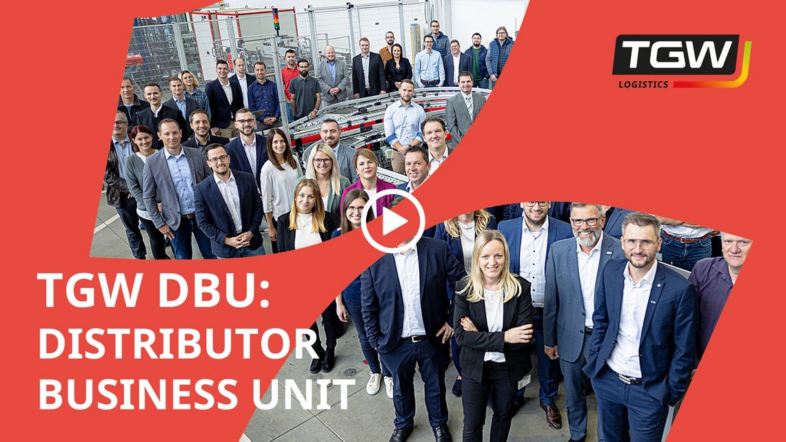 Video teaser for the TGW Logistics Distributor Business Unit