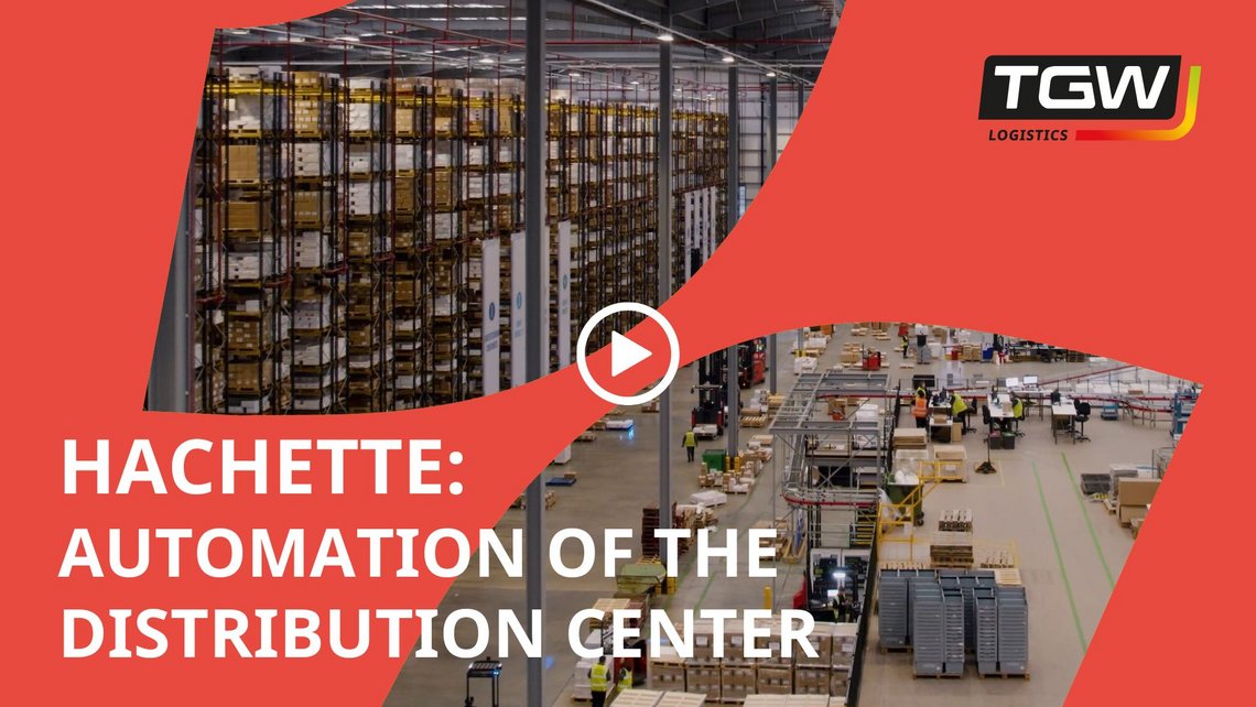 Video teaser for the Hachette case study about the automation of the distribution center