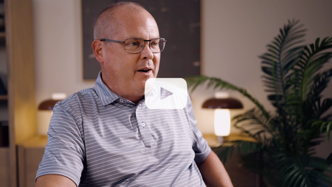 Thumbnail for a video featuring Jeff Rhodes discussing how we build trusting relationships with customers
