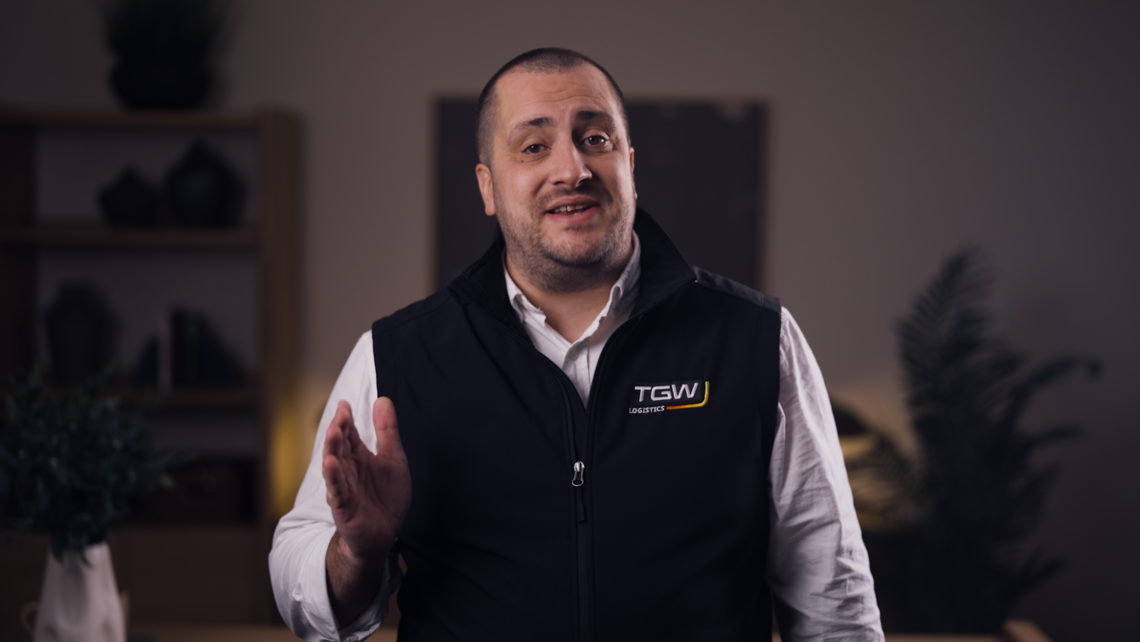 Video thumbnail for video about the life of a TGW Logistics Field Service Agent and the critical role they play in warehouse automation maintenance