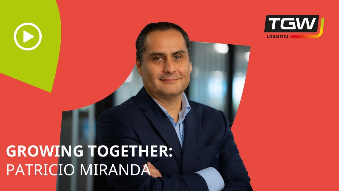 Video teaser for TGW Logistics employee Patricio Miranda Febres gives insights into his personal life & his professional determination as a Director in Solution Development