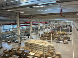 Coup d'œil à l'intérieur du nouveau hall de production