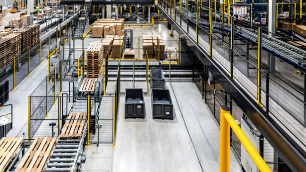 [Translate to North America:] consumer goods logistics automation strategy