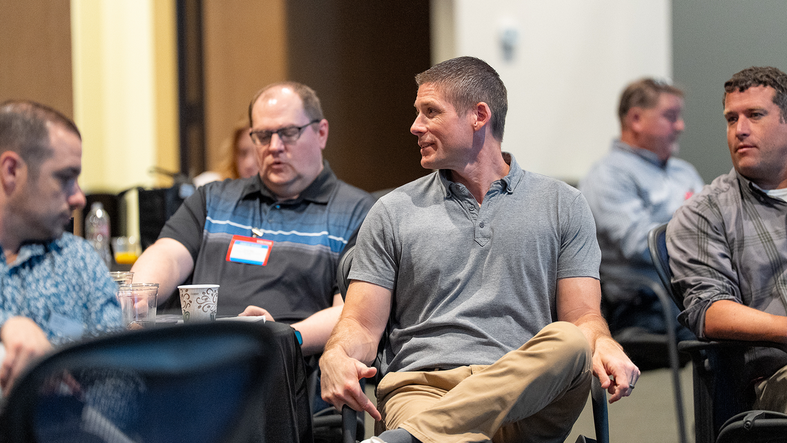 Attendees of Campfire Talk at Jasco discuss leading supply chain topics