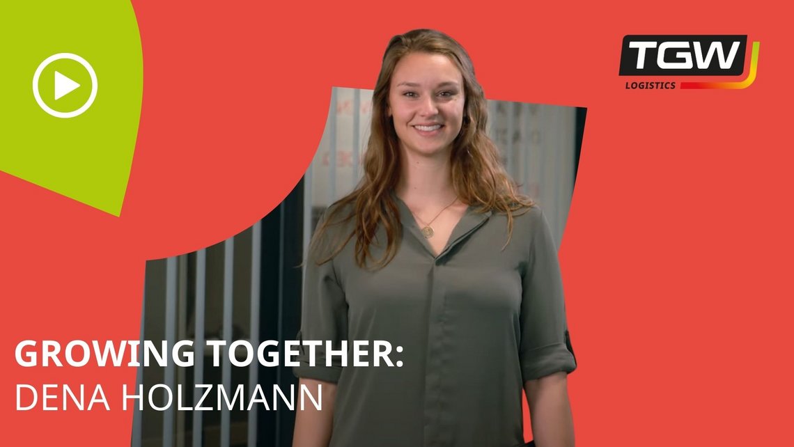 Video teaser for TGW Logistics employee Dena gives insights into her role as a Head of Project Support and Systems Integration Management