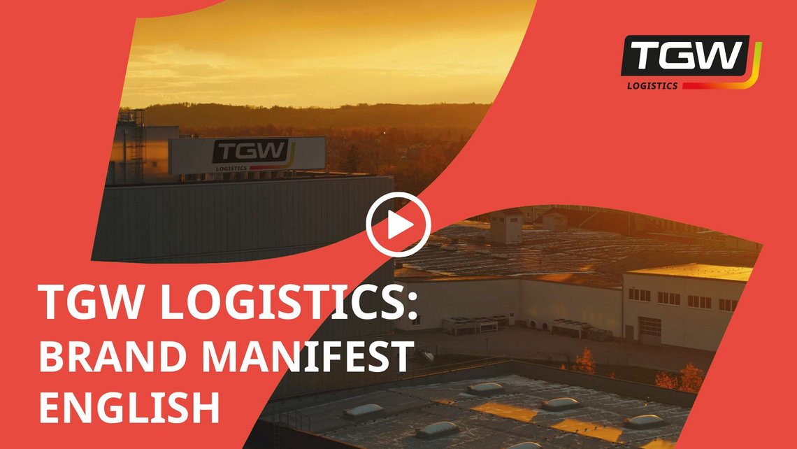 Video teaser image for the TGW Logistics Brand Manifest in English
