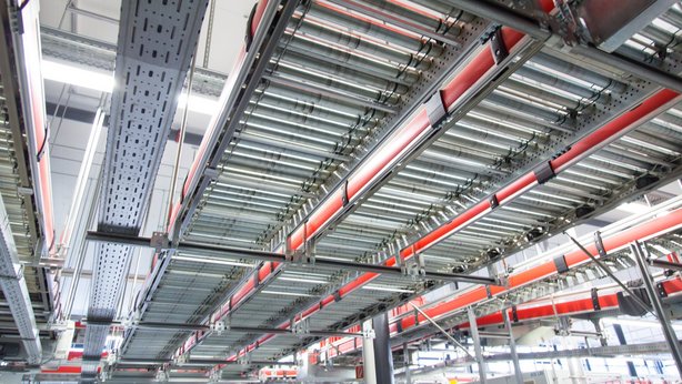 Beneath various conveyor belts