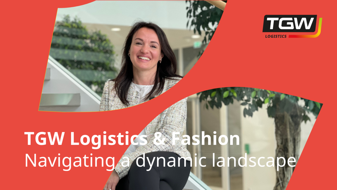 Video teaser for the fashion campaign by TGW Logistics about navigating a dynamic landscape presented by Valentina Vivarelli