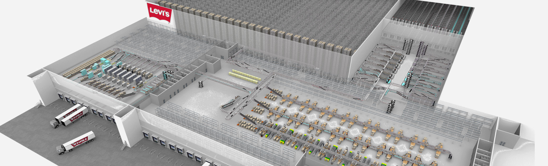 Levi Strauss & Co. is building one of the largest logistics hubs in Europe with TGW.