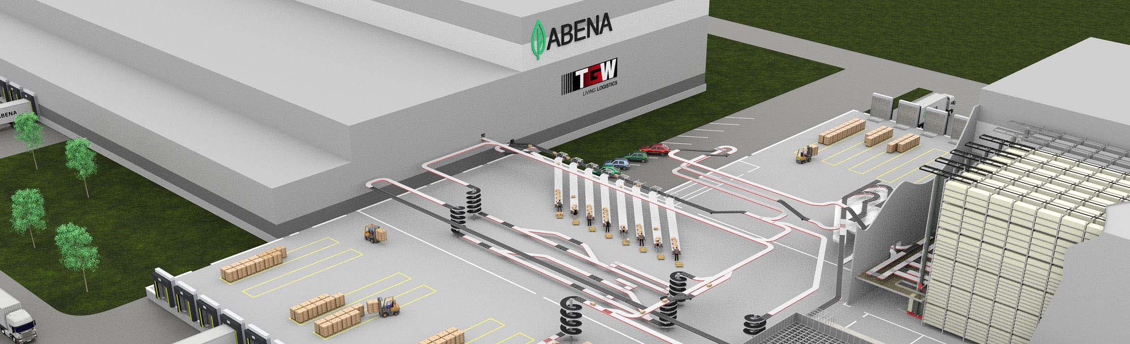 Abena relies on TGW know-how for the expansion of its logistics centre.