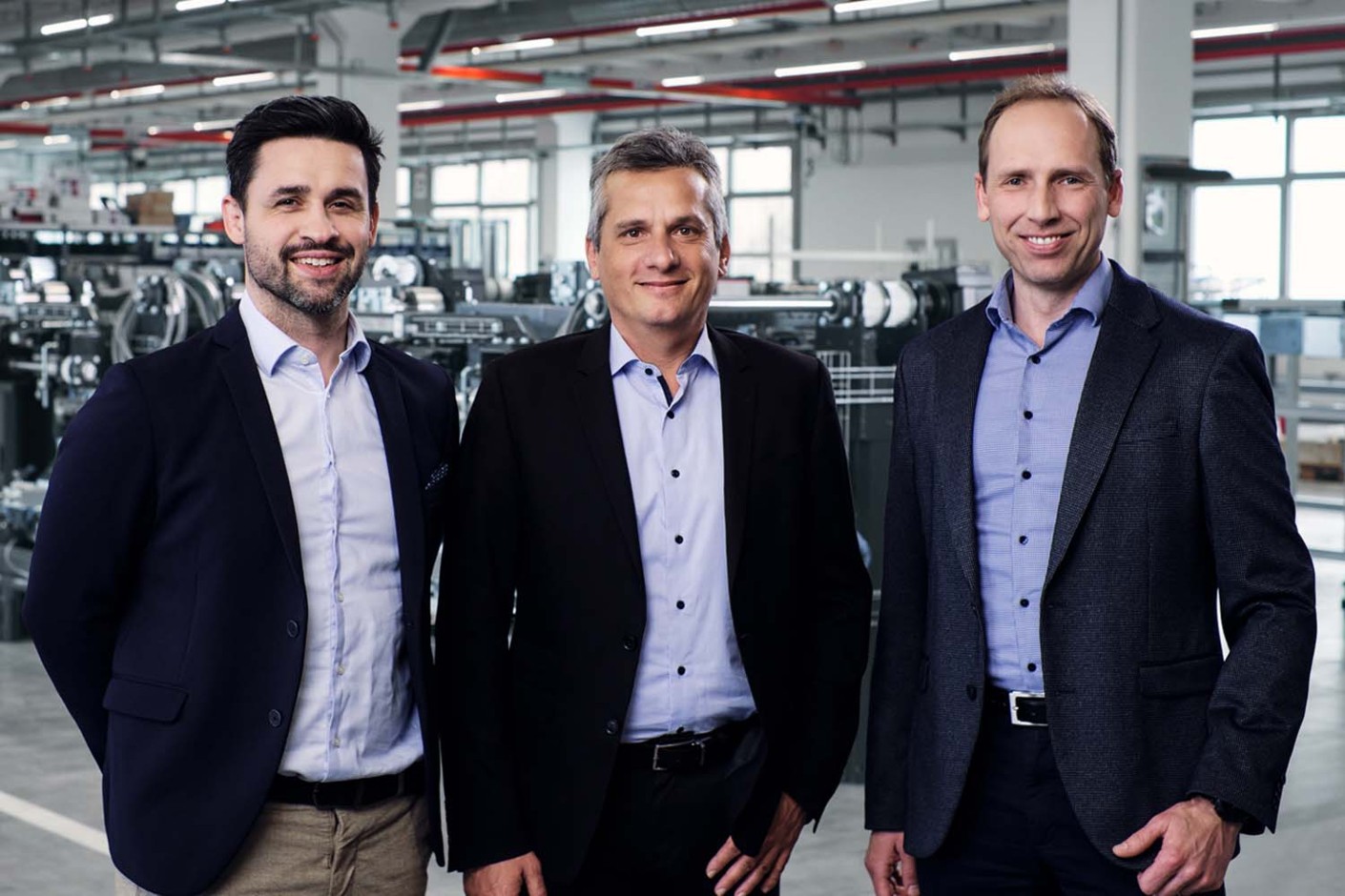 TGW Robotics Geschäftsführung v.l.: Albert Breitenfellner-Fercher, Robert Wagenstaller, Ewald Koppler